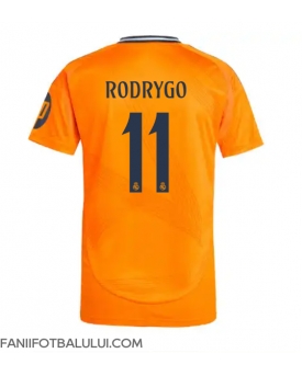 Real Madrid Rodrygo Goes #11 Tricou Fotbal Replică 2024-25 Barbati Deplasare